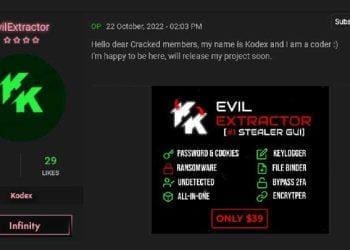 EvilExtractor: un ladrón todo en uno