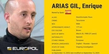 El español Enrique Arias Gil entra en la lista de los más buscados de Europol por ciberterrorismo